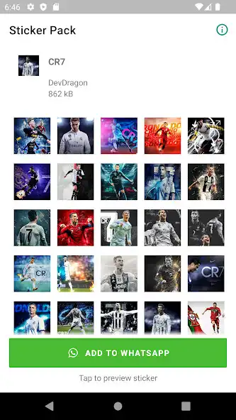 Play Cristiano Ronaldo CR7 Stickers as an online game Cristiano Ronaldo CR7 Stickers with UptoPlay