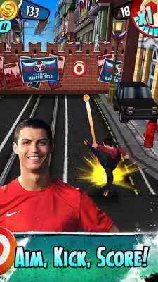 Play Cristiano Ronaldo: KicknRun 3D Football Game
