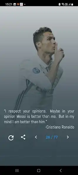 Play Cristiano Ronaldo Quotes - CR7 as an online game Cristiano Ronaldo Quotes - CR7 with UptoPlay