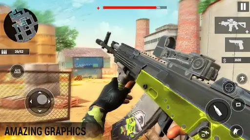 Play Critical action war strike: FPS Gun shooting ops as an online game Critical action war strike: FPS Gun shooting ops with UptoPlay