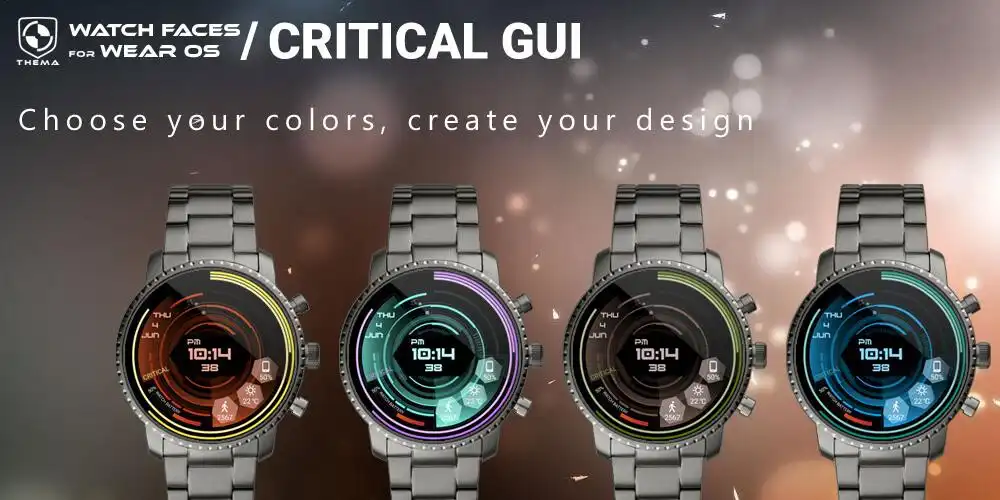 Play Critical GUI Watch Face as an online game Critical GUI Watch Face with UptoPlay