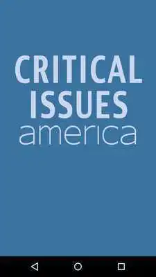 Play Critical Issues America