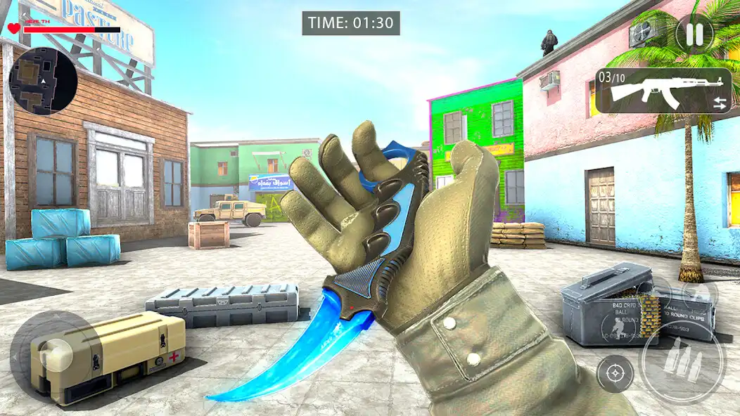 Play Critical Shooter: CS War Games as an online game Critical Shooter: CS War Games with UptoPlay