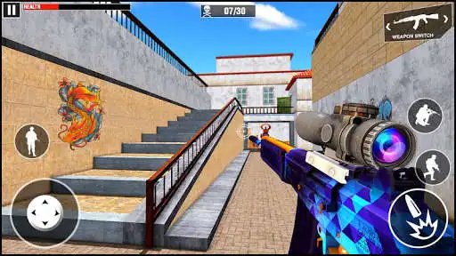 Play Critical Strike Gun Fire 2020 : New Shooter Games as an online game Critical Strike Gun Fire 2020 : New Shooter Games with UptoPlay