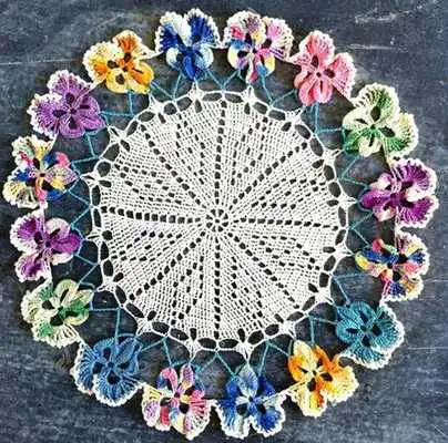 Play Crochet Doilies Idea