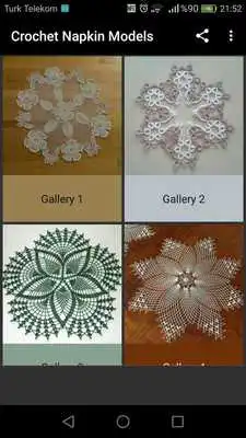 Play Crochet Napkin Models