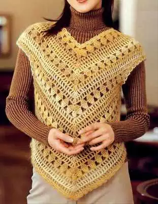 Play Crochet Pattern Women Vests