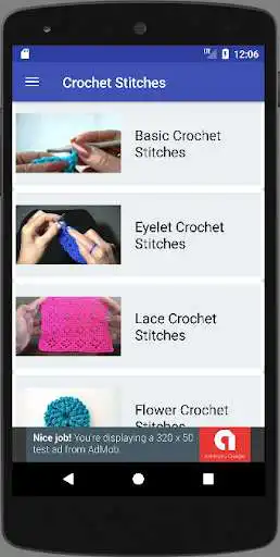 Play APK Crochet Stitches  and enjoy Crochet Stitches with UptoPlay com.Stitches.gonapps