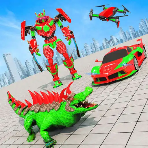 Play Crocodile Car Robot Games APK Play Crocodile Car Robot Games APK
