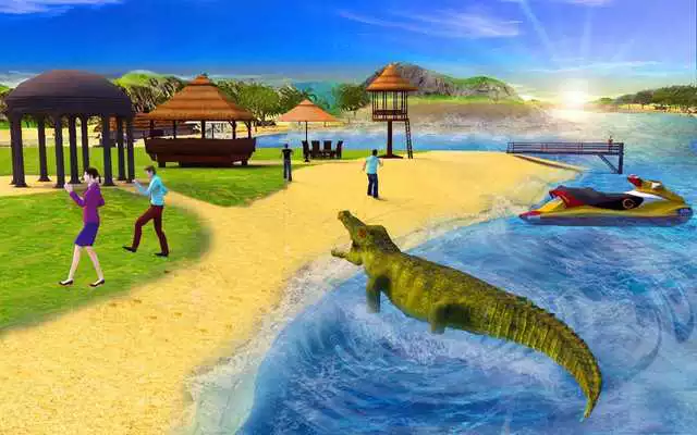 Play Crocodile Games Wild Water Attack Simulator