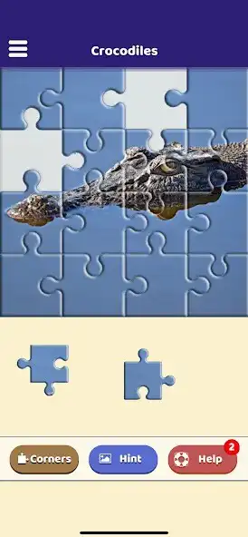 Play Crocodile Lovers Puzzle as an online game Crocodile Lovers Puzzle with UptoPlay