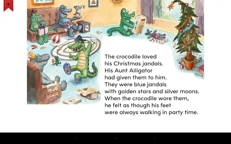 Play Crocodiles Christmas Jandals - Ready to Read as an online game Crocodiles Christmas Jandals - Ready to Read with UptoPlay