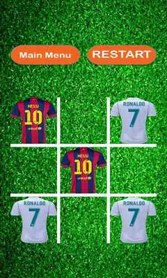 Play C Ronaldo VS Messi Tic Tac Toe game 2018