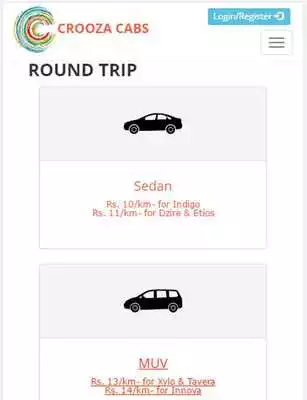 Play Crooza Cabs - Intercity Oneway