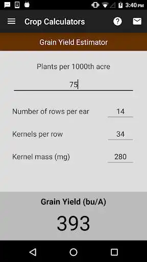 Play Crop Calculators as an online game Crop Calculators with UptoPlay