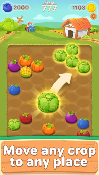 Play Crop Crops: Match 5 Game as an online game Crop Crops: Match 5 Game with UptoPlay