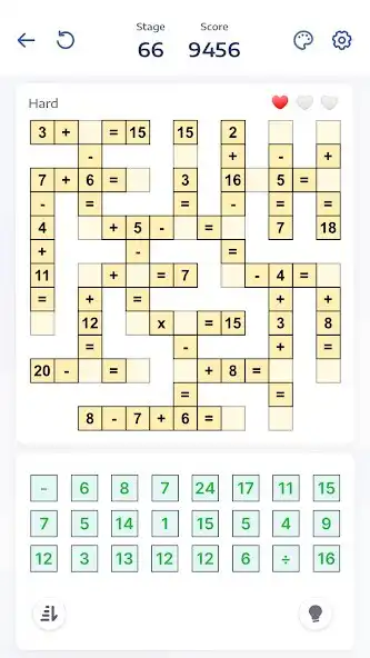 Play Crossmath - Math Puzzle Games as an online game Crossmath - Math Puzzle Games with UptoPlay