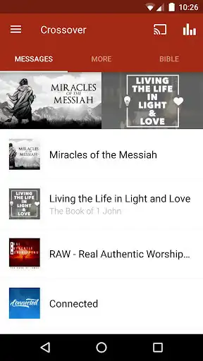 Play APK Crossover Bible Fellowship App  and enjoy Crossover Bible Fellowship App with UptoPlay com.subsplashconsulting.s_3H9RX7