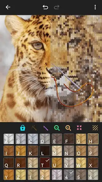 Play Cross Stitch by Number as an online game Cross Stitch by Number with UptoPlay