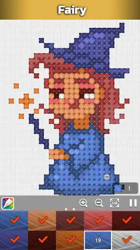 Play Cross-stitch : No.draw as an online game Cross-stitch : No.draw with UptoPlay
