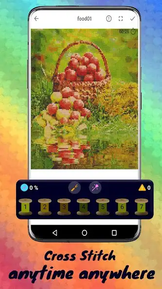Play Cross Stitch Pixel Color Book as an online game Cross Stitch Pixel Color Book with UptoPlay