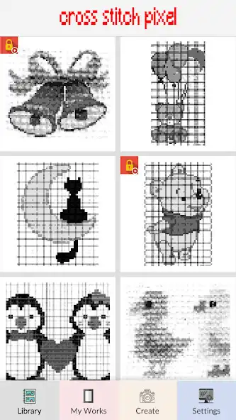 Play Cross Stitch Pixel as an online game Cross Stitch Pixel with UptoPlay