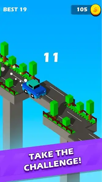 Play Cross The Bridge : Tap to Play as an online game Cross The Bridge : Tap to Play with UptoPlay