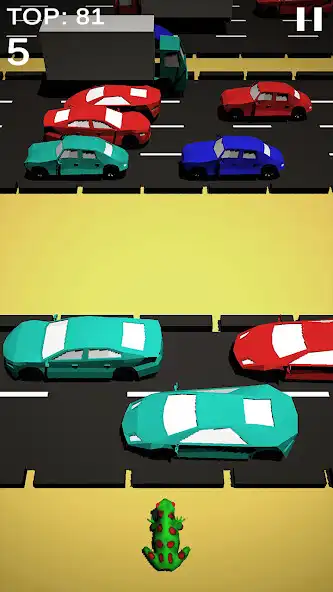 Play Cross The Road: The Frog as an online game Cross The Road: The Frog with UptoPlay