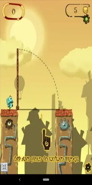 Play Cross The Roofs - Robot Game as an online game Cross The Roofs - Robot Game with UptoPlay