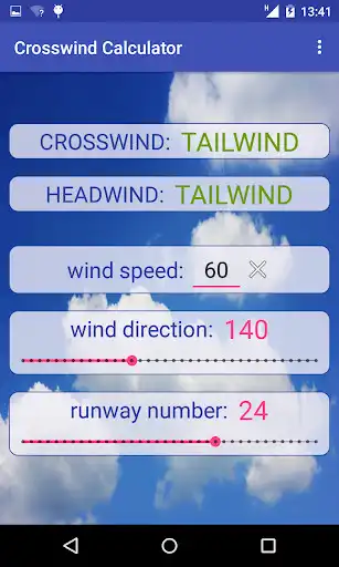 Play Crosswind Calculator as an online game Crosswind Calculator with UptoPlay
