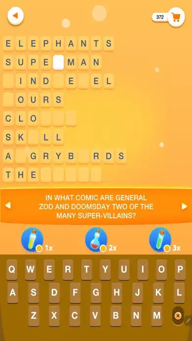 Play CrossWiz - Crossword Quiz as an online game CrossWiz - Crossword Quiz with UptoPlay