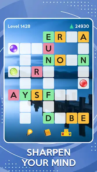 Play Crosswordel - Word Game Puzzle as an online game Crosswordel - Word Game Puzzle with UptoPlay