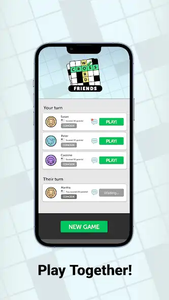 Play Crossword Friends - Puzzle Fun as an online game Crossword Friends - Puzzle Fun with UptoPlay