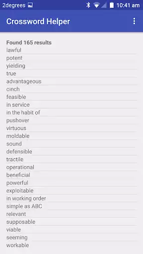 Play CrossWord Helper as an online game CrossWord Helper with UptoPlay