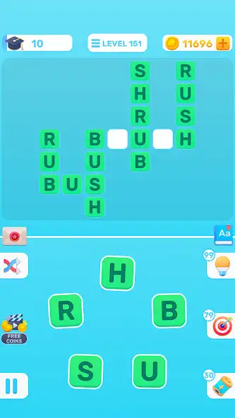 Play Crossword Play. Connect words.  and enjoy Crossword Play. Connect words. with UptoPlay