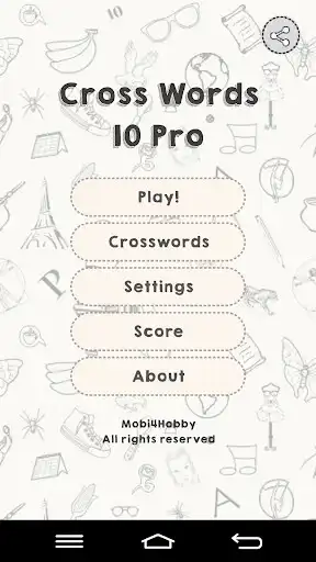 Play CrossWords 10 Pro  and enjoy CrossWords 10 Pro with UptoPlay
