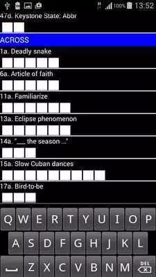 Play Crosswords US Style : ACE Vol1