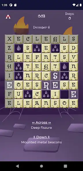 Play Crossword Swap as an online game Crossword Swap with UptoPlay
