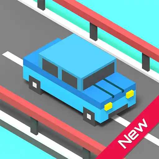 Play Crossy Bridge Blocky Cars - PRO APK
