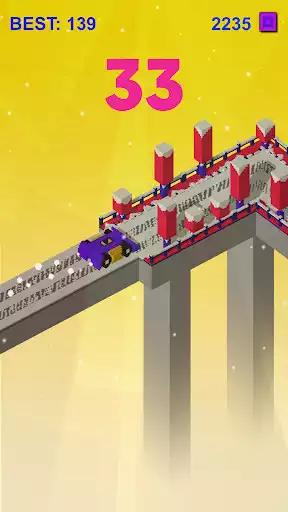 Play Crossy Bridge as an online game Crossy Bridge with UptoPlay