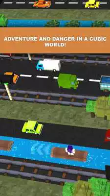Play Crossy Craft Cube Road Jump