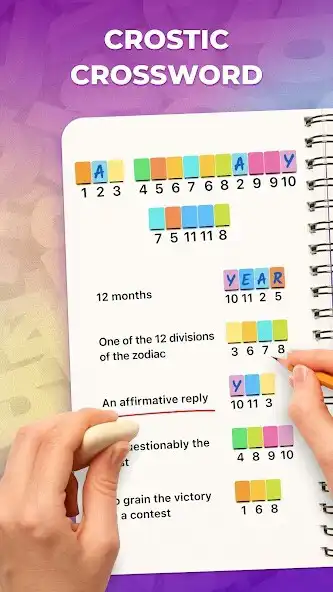 Play Crostic Crossword－Word Puzzles  and enjoy Crostic Crossword－Word Puzzles with UptoPlay