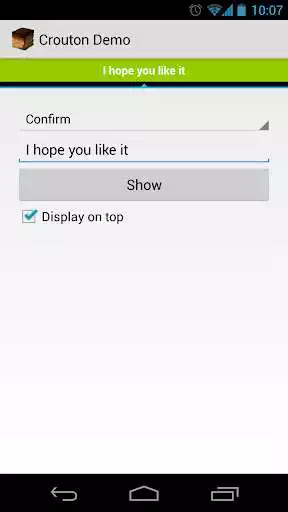 Play Crouton Demo Application as an online game Crouton Demo Application with UptoPlay