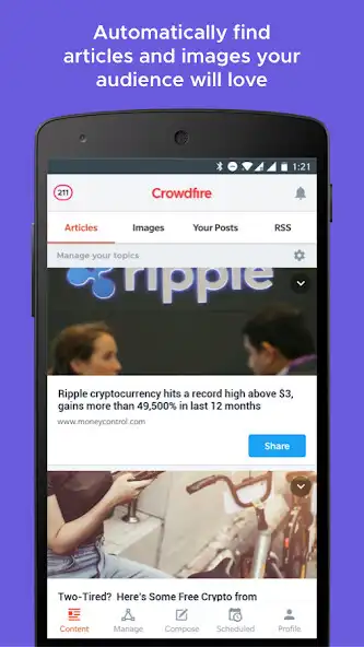 Play Crowdfire: Social Media Manager  and enjoy Crowdfire: Social Media Manager with UptoPlay
