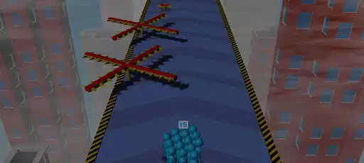 Play Crowd Run3d- Action Puzzle Runner Games as an online game Crowd Run3d- Action Puzzle Runner Games with UptoPlay