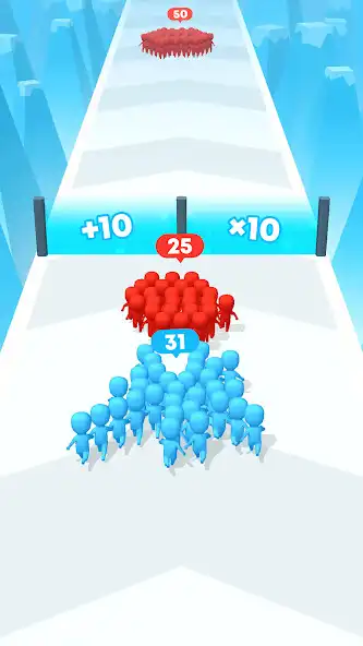 Play Crowd Run Master as an online game Crowd Run Master with UptoPlay