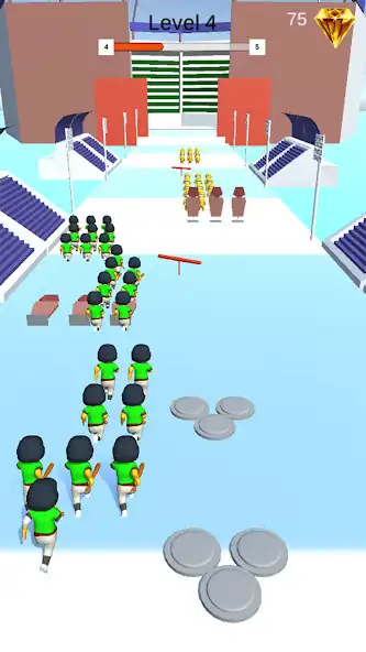 Play Crowd Runner 3D as an online game Crowd Runner 3D with UptoPlay