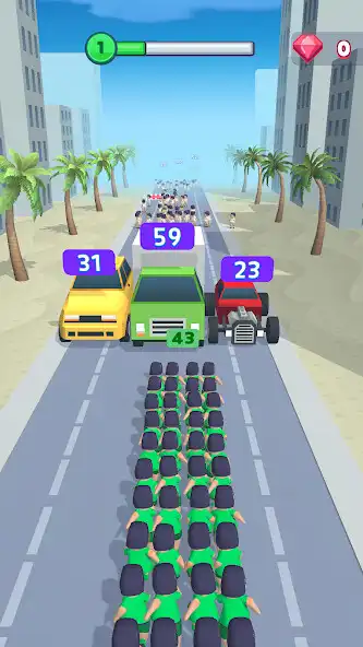 Play Crowd Run Over  and enjoy Crowd Run Over with UptoPlay