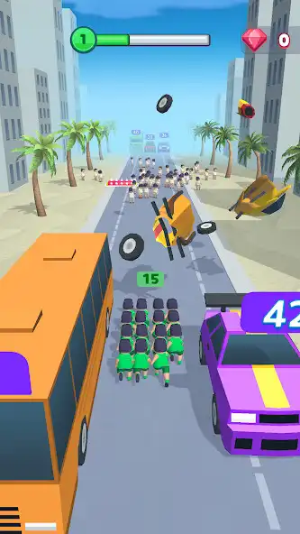Play Crowd Run Over as an online game Crowd Run Over with UptoPlay