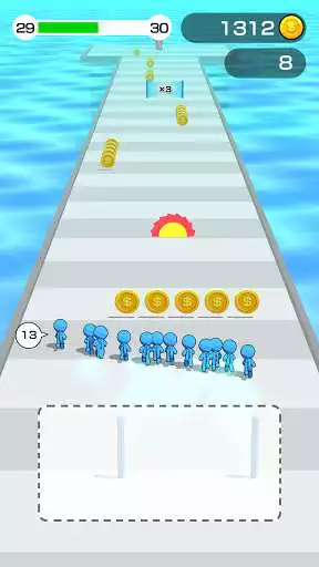 Play Crowd Showdown 3D as an online game Crowd Showdown 3D with UptoPlay